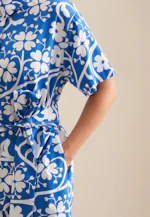 Robe Imprimé in Bleu Moyen |  Seidensticker Onlineshop
