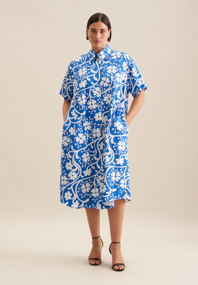Robe Imprimé in Bleu Moyen |  Seidensticker Onlineshop