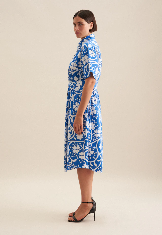 Robe Imprimé in Bleu Moyen |  Seidensticker Onlineshop