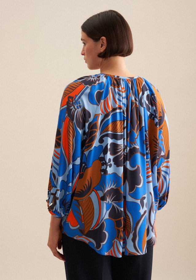 Tunika Floral in Mittelblau | Seidensticker Onlineshop