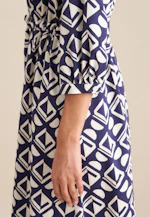 Dress Geometric patterns in Medium Blue |  Seidensticker Onlineshop