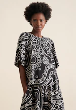 Chemisier Paisley in Noir |  Seidensticker Onlineshop