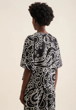 Chemisier Paisley in Noir |  Seidensticker Onlineshop