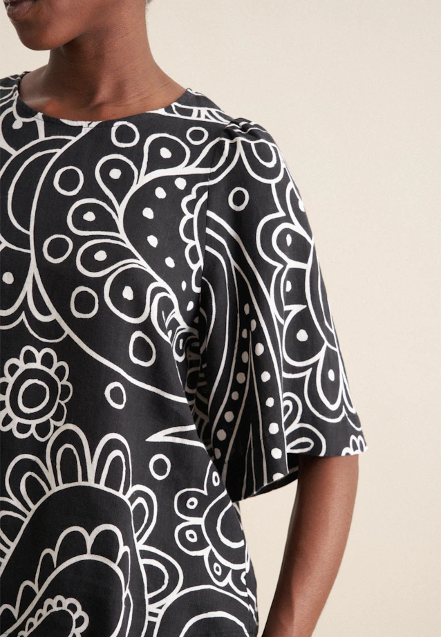 Chemisier Paisley in Noir |  Seidensticker Onlineshop