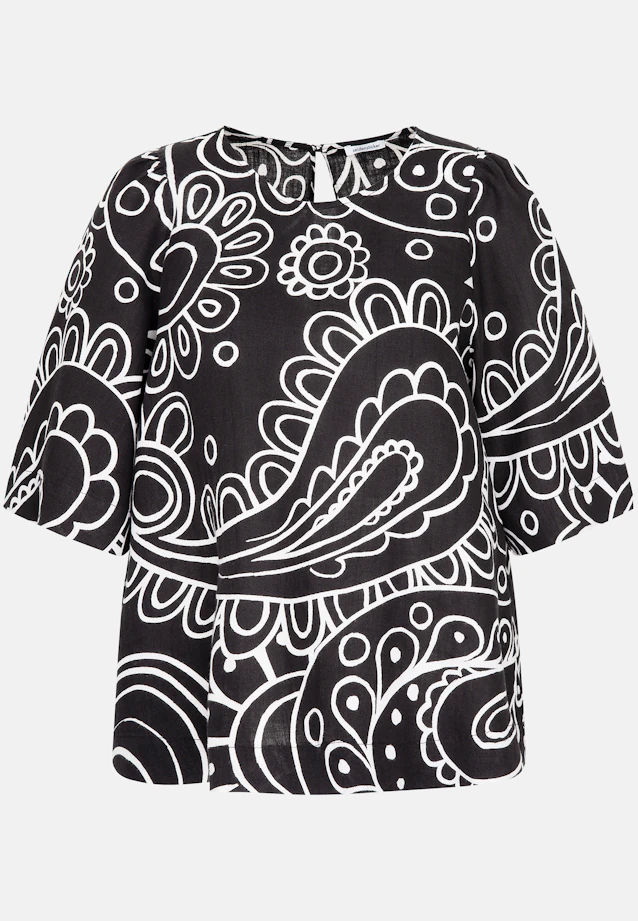 Chemisier Paisley in Noir |  Seidensticker Onlineshop