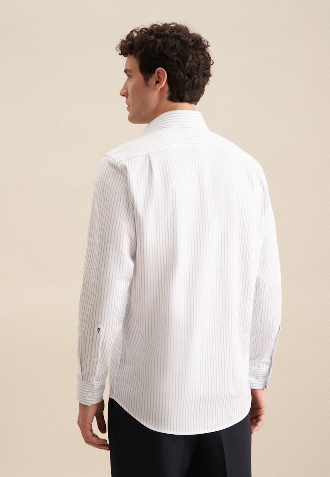 Regular Chemise Business A Rayures dans Bleu Clair | Boutique en ligne Seidensticker