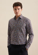 Regular Business Hemd Floral in Braun |  Seidensticker Onlineshop