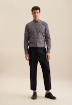 Regular Business Hemd Floral in Braun |  Seidensticker Onlineshop