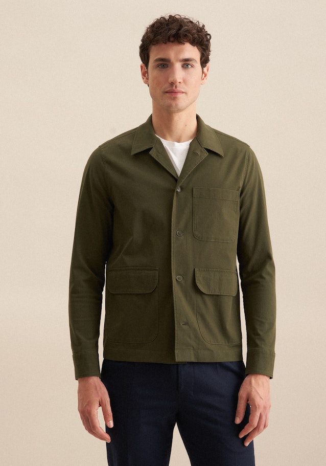 Veste Uni in Vert | Seidensticker Onlineshop
