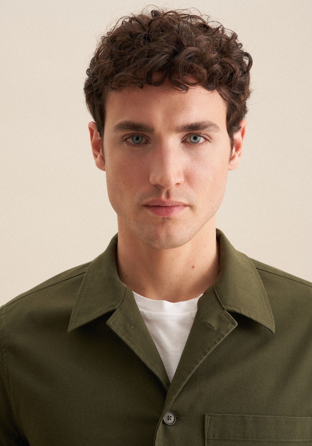 Veste Uni in Vert | Seidensticker Onlineshop