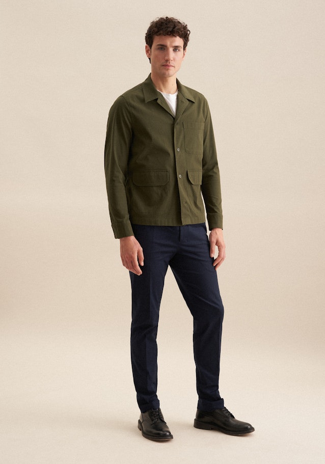 Veste Uni in Vert | Seidensticker Onlineshop