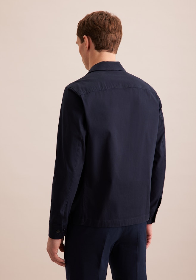 Veste Uni dans Bleu Foncé | Boutique en ligne Seidensticker