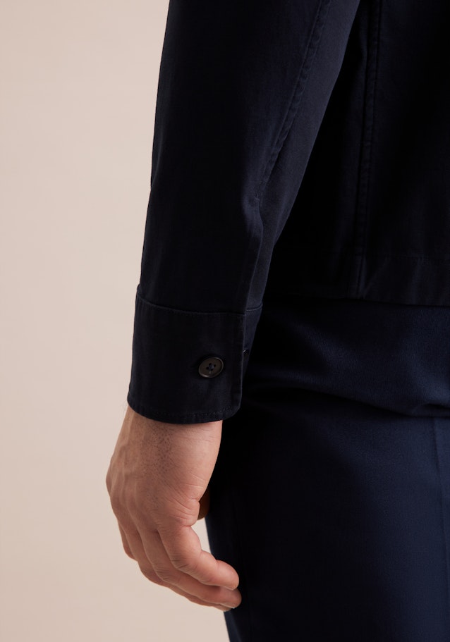 Jacke Uni in Dunkelblau | Seidensticker Onlineshop