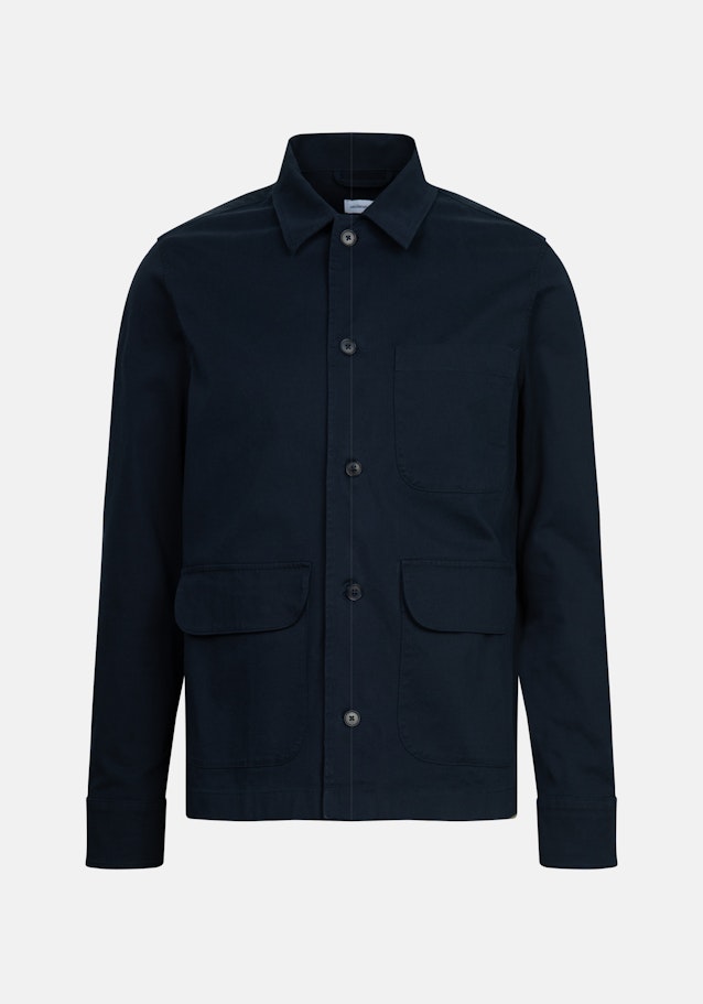 Jacke Uni in Dunkelblau | Seidensticker Onlineshop