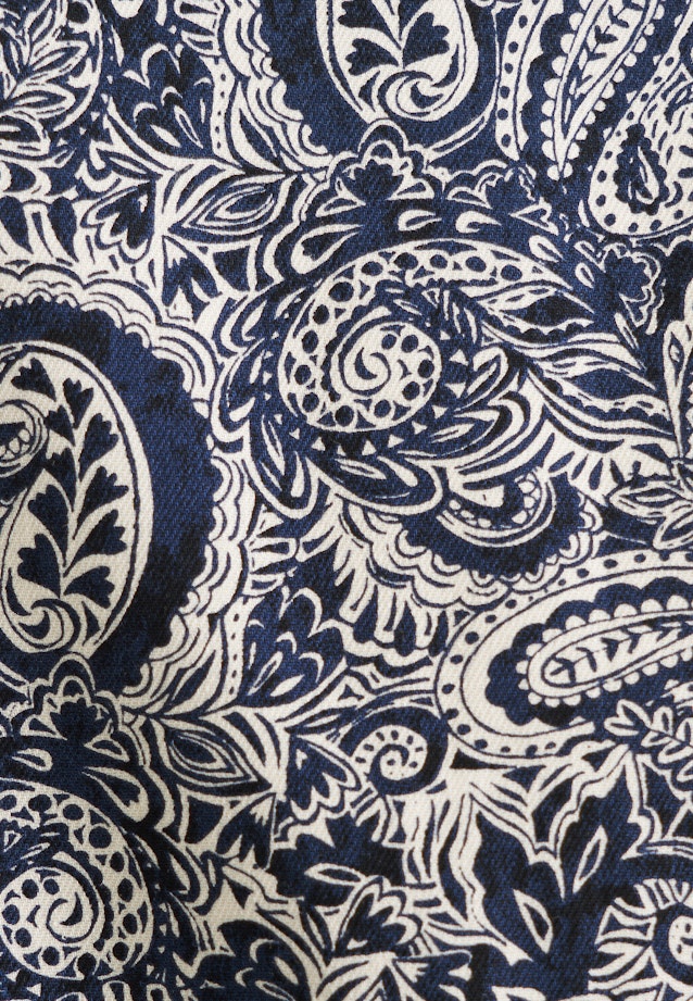 Slim Business Hemd Druck in Dunkelblau |  Seidensticker Onlineshop