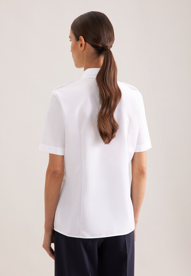 Chemise de pilote Uni dans Blanc | Boutique en ligne Seidensticker