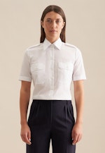 Hemdbluse Uni in Weiß |  Seidensticker Onlineshop