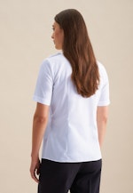 Hemdbluse Uni in Mittelblau |  Seidensticker Onlineshop