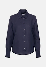 Chemisier chemise Uni in Bleu Foncé |  Seidensticker Onlineshop