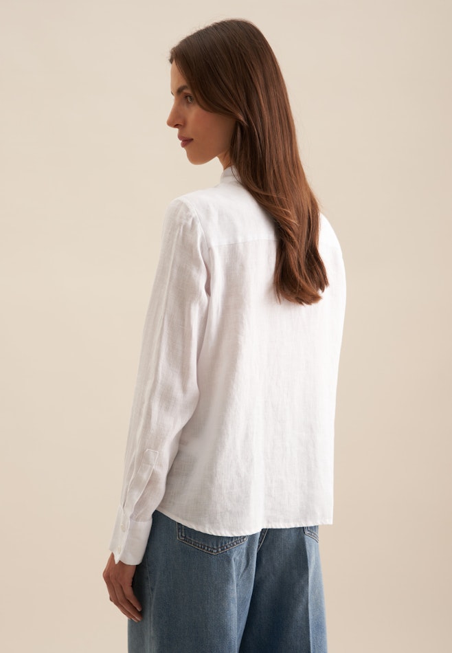 Hemdbluse Uni in Weiß | Seidensticker Onlineshop