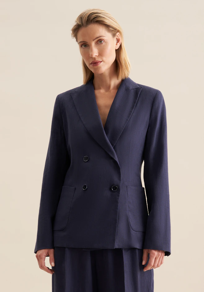 Regular Blazer in Dark Blue | Seidensticker online shop