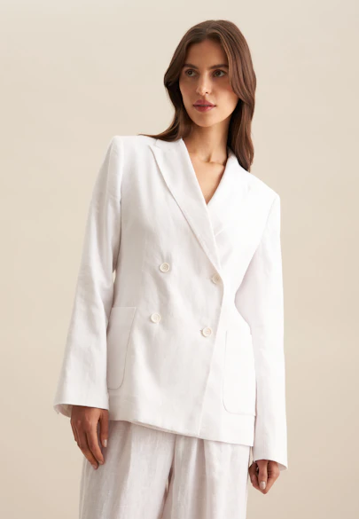 Regular Blazer in White |  Seidensticker Onlineshop