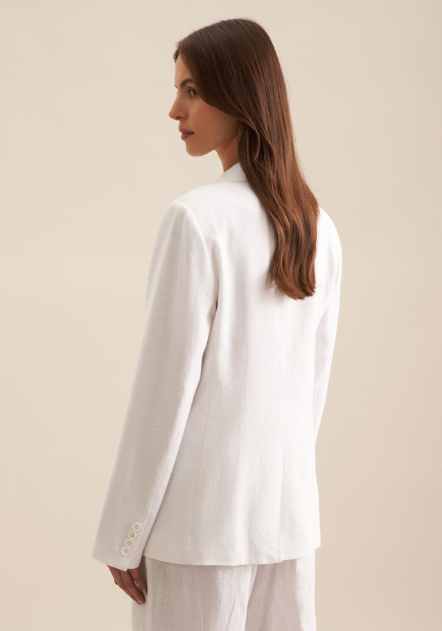 Regular Blazer Uni in Weiß | Seidensticker Onlineshop