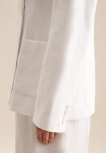 Regular Blazer Uni in Blanc |  Seidensticker Onlineshop
