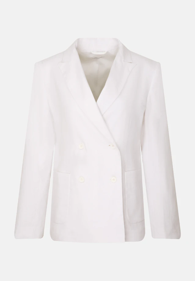 Regular Blazer Uni in Blanc |  Seidensticker Onlineshop