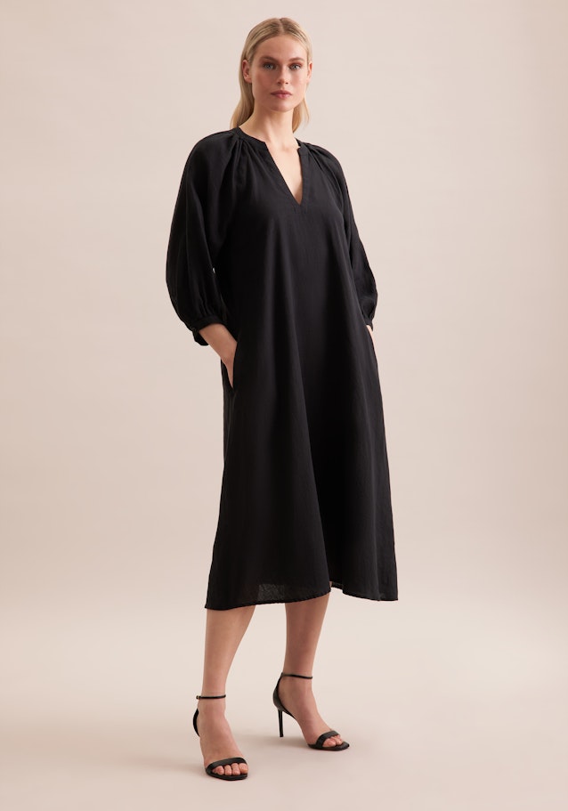 Kleid Uni in Schwarz | Seidensticker Onlineshop