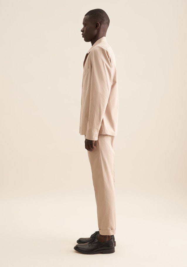 Regular Overshirt Uni in Braun | Seidensticker Onlineshop