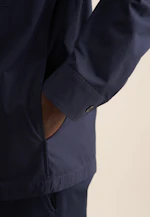 Regular Overshirt Uni in Dark Blue |  Seidensticker Onlineshop