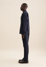 Regular Overshirt Uni in Dark Blue |  Seidensticker Onlineshop