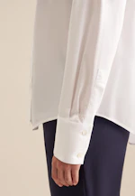 Chemisier chemise Uni in Blanc |  Seidensticker Onlineshop