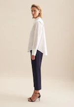 Chemisier chemise Uni in Blanc |  Seidensticker Onlineshop