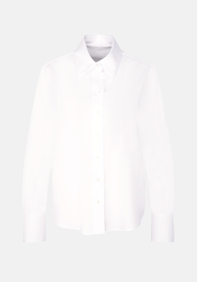 Chemisier Uni in Blanc |  Seidensticker Onlineshop