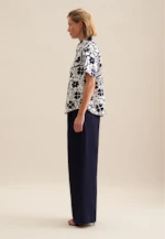 Chemisier chemise Imprimé in Bleu Foncé |  Seidensticker Onlineshop
