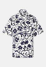 Hemdbluse Druck in Dunkelblau |  Seidensticker Onlineshop