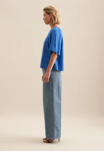Chemisier Broderie in Bleu Moyen |  Seidensticker Onlineshop