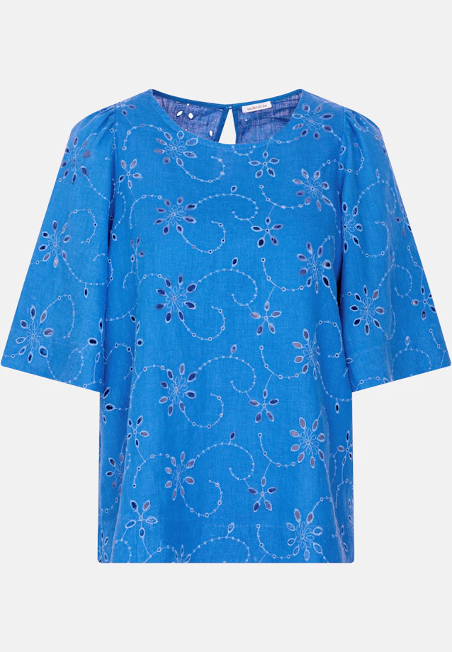 Chemisier Broderie in Bleu Moyen |  Seidensticker Onlineshop