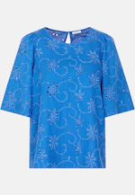 Chemisier Broderie in Bleu Moyen |  Seidensticker Onlineshop