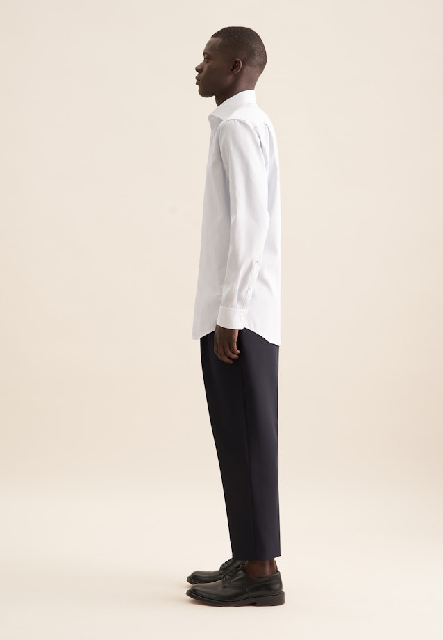 Regular Business shirt Stripe in Medium Blue |  Seidensticker Onlineshop