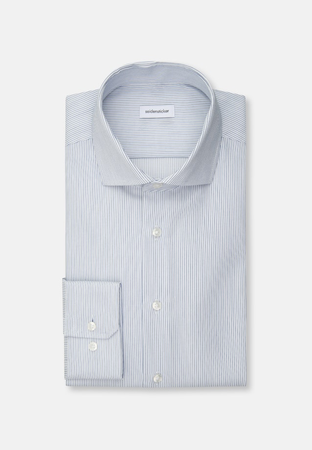 Regular Business shirt Stripe in Medium Blue |  Seidensticker Onlineshop