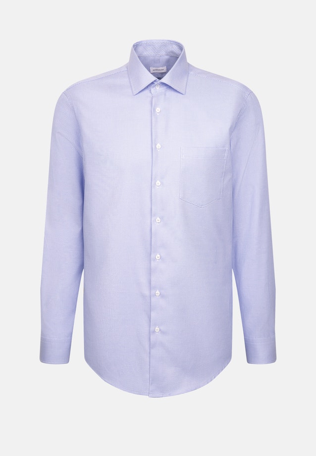 Regular Business Hemd Kleinmuster in Hellblau |  Seidensticker Onlineshop