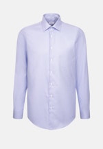 Regular Business Hemd Kleinmuster in Hellblau |  Seidensticker Onlineshop