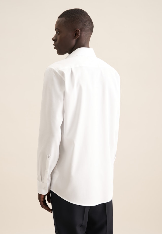 Regular Business shirt Small pattern in White |  Seidensticker Onlineshop
