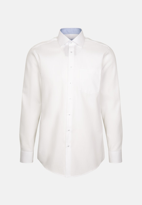 Regular Business shirt Small pattern in White |  Seidensticker Onlineshop