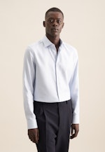 Slim Business Hemd Struktur in Grün |  Seidensticker Onlineshop