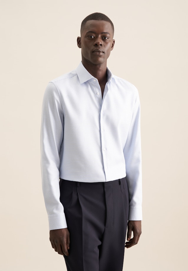 Slim Business shirt Structure in Green |  Seidensticker Onlineshop