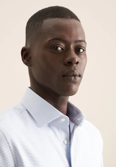 Slim Business shirt Structure in Green |  Seidensticker Onlineshop
